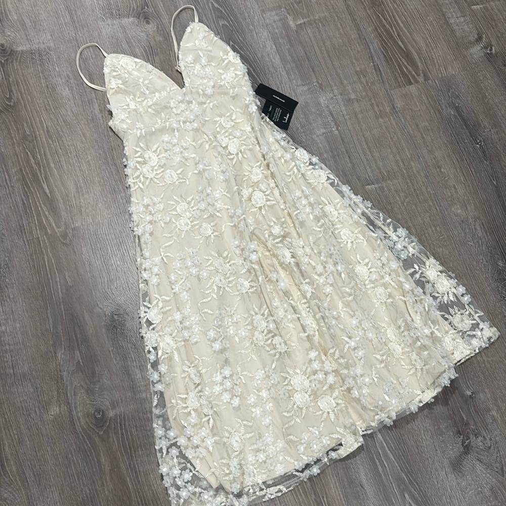 Midi Off White Dress